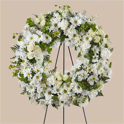 Faithful Wishes Wreath –  Royalty Flowers, Alexandria VA
