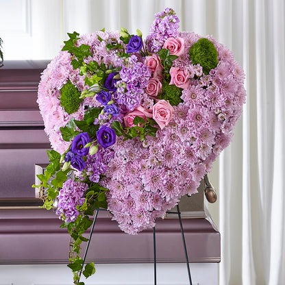 Treasured Love Standing Heart –  Royalty Flowers, Alexandria VA