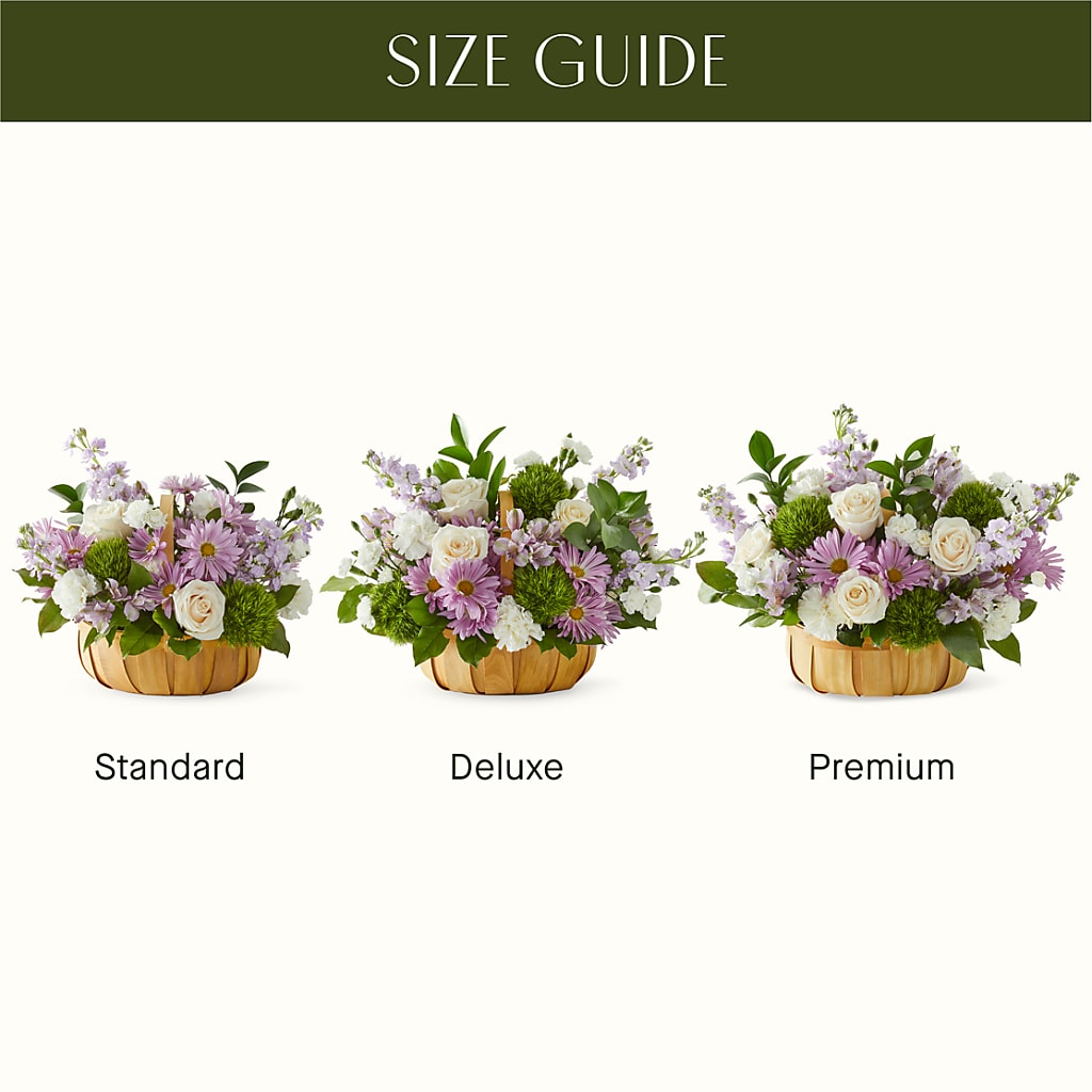 Peace & Love Basket –  Royalty Flowers, Alexandria VA