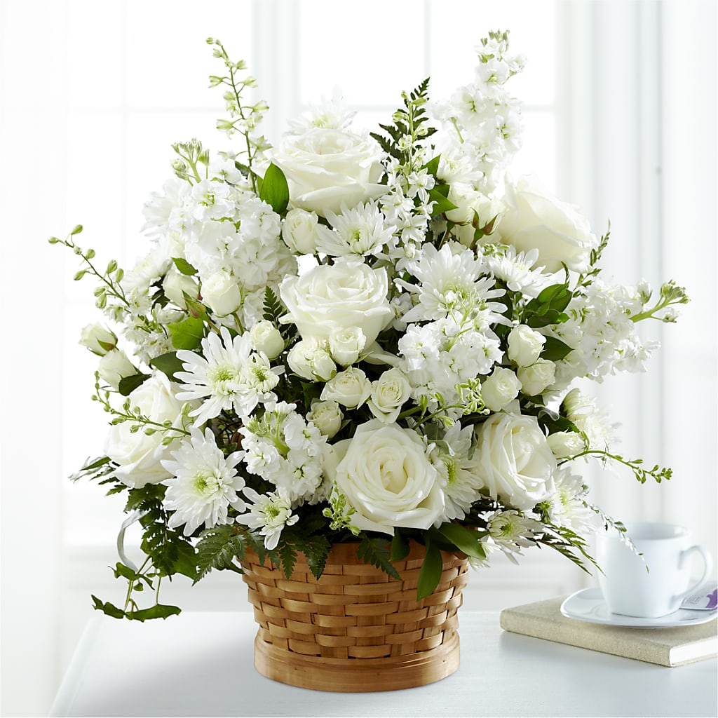 Heartfelt Condolences Arrangement –  Royalty Flowers, Alexandria VA