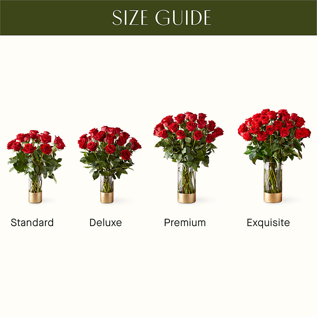 Classic Love Red Rose Bouquet –  Royalty Flowers, Alexandria VA