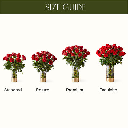 Classic Love Red Rose Bouquet –  Royalty Flowers, Alexandria VA