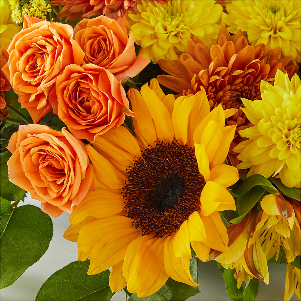 Autumn Harmony Centerpiece –  Royalty Flowers, Alexandria VA