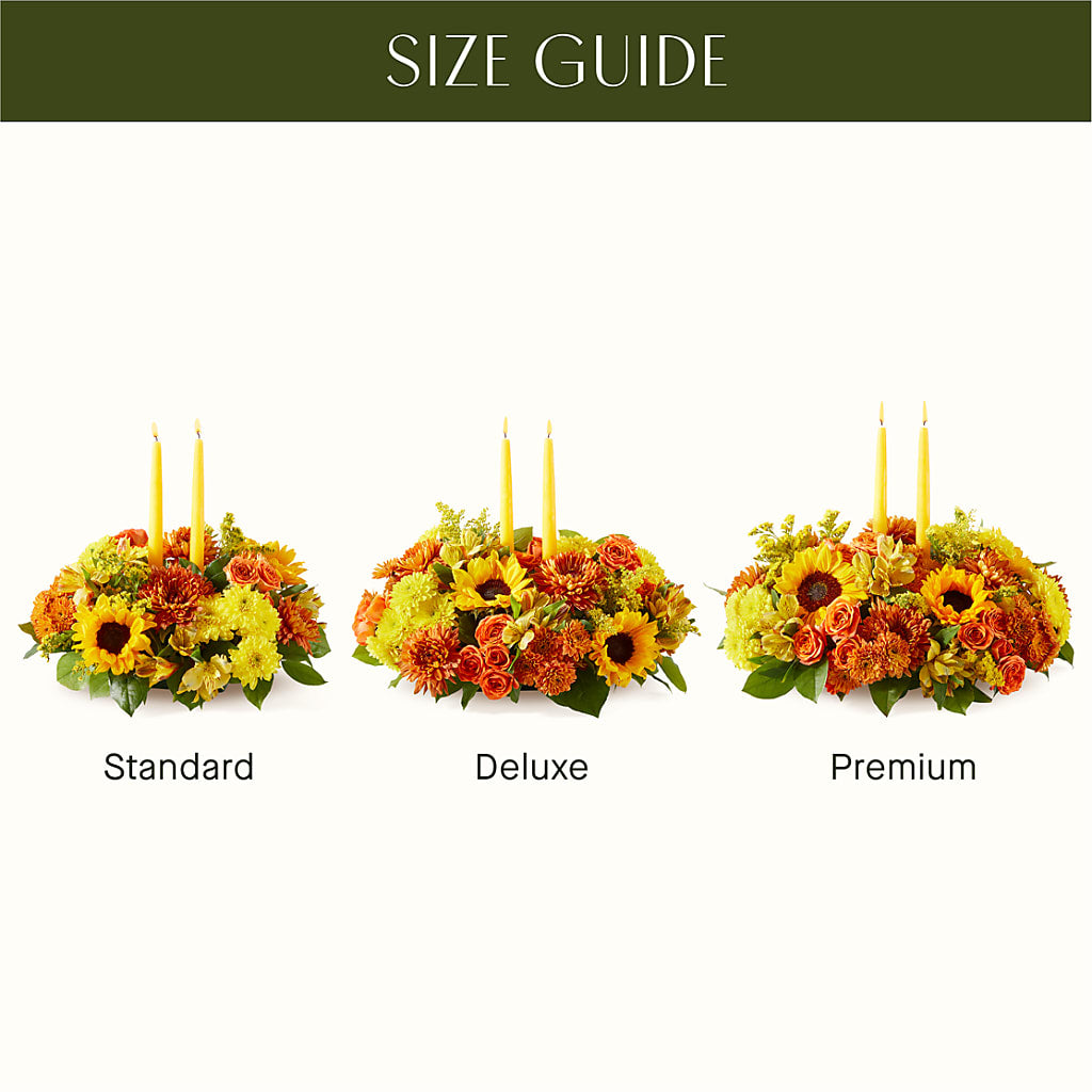 Autumn Harmony Centerpiece –  Royalty Flowers, Alexandria VA