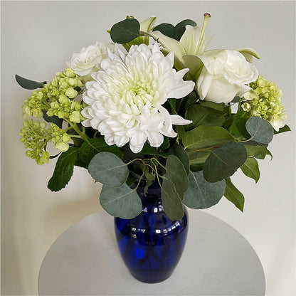Snowy Dreams Bouquet –  Royalty Flowers, Alexandria VA