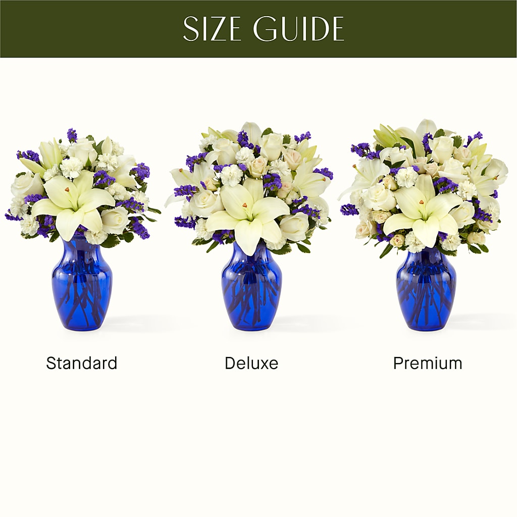 Sapphire Rush Bouquet –  Royalty Flowers, Alexandria VA