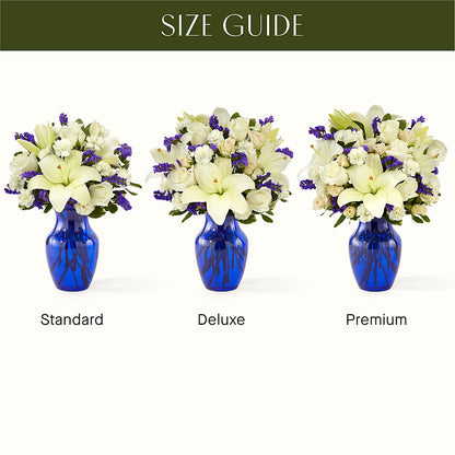 Sapphire Rush Bouquet –  Royalty Flowers, Alexandria VA