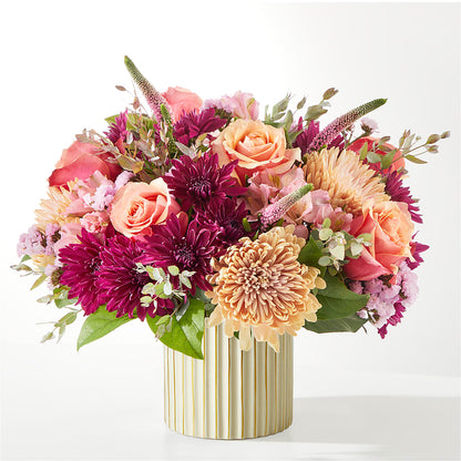 Berry Cobbler Bouquet with Ivory Vase –  Royalty Flowers, Alexandria VA