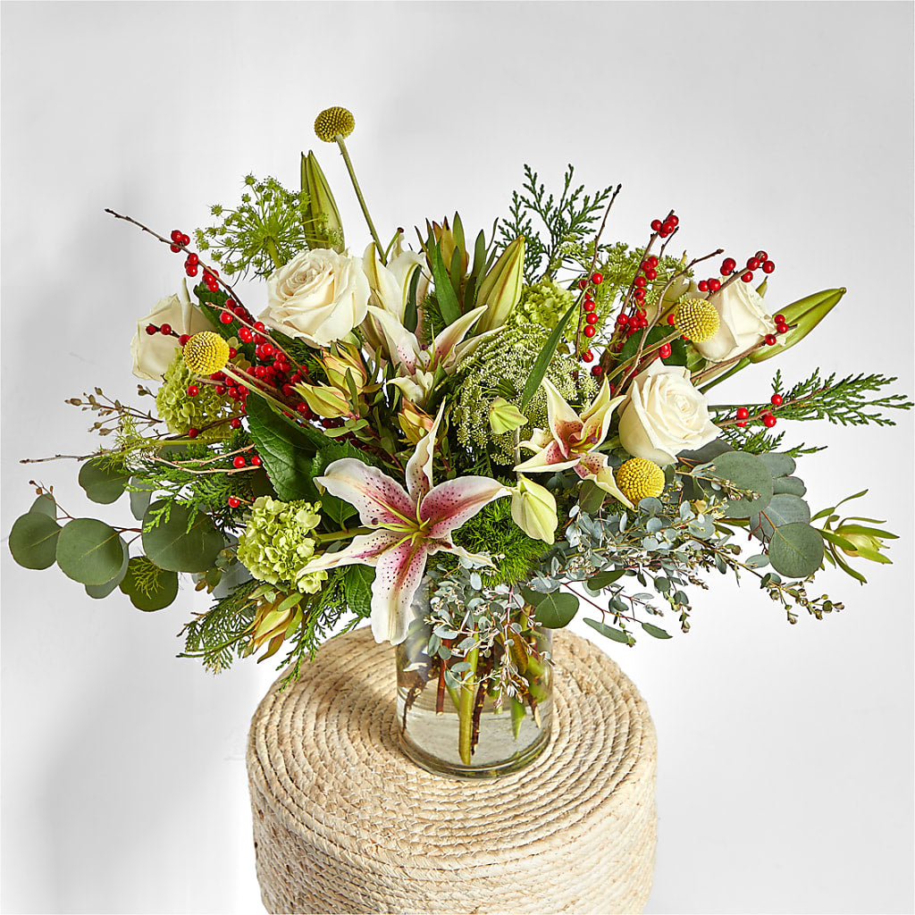 Berry & Bright Bouquet –  Royalty Flowers, Alexandria VA