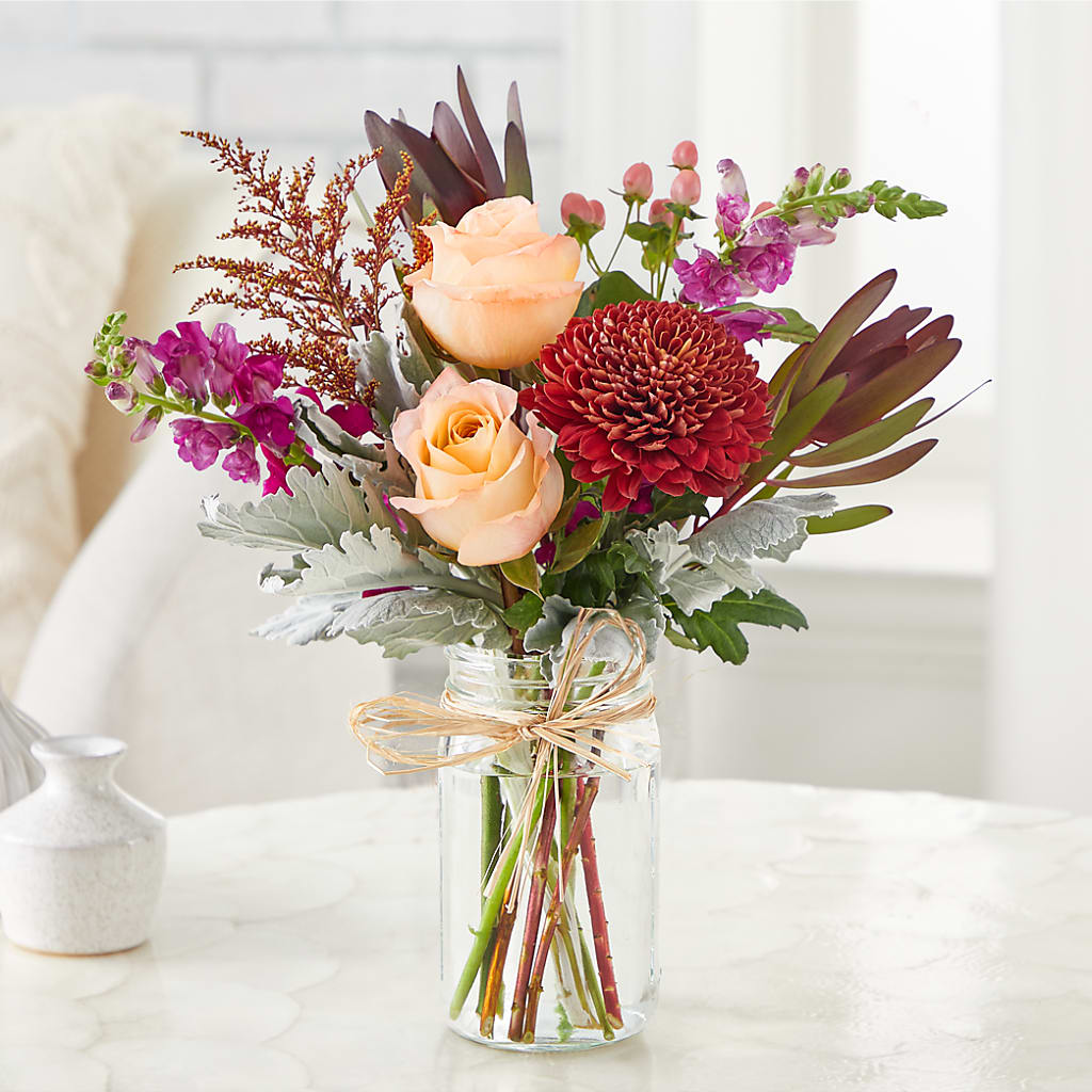 Moody Hues Bouquet –  Royalty Flowers, Alexandria VA