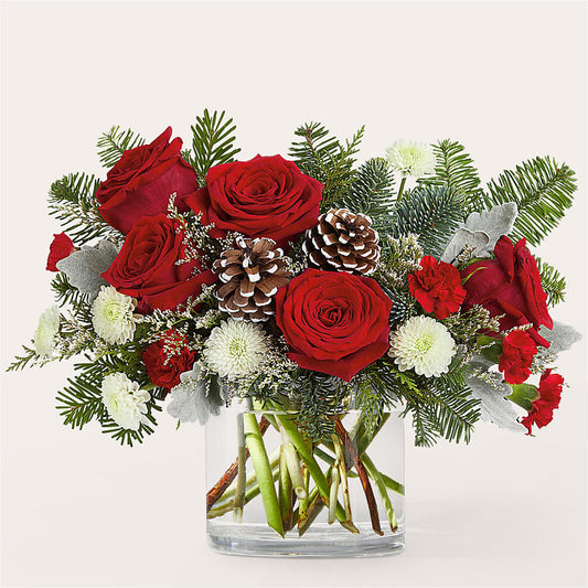 Yule Cheer Bouquet –  Royalty Flowers, Alexandria VA