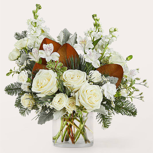 Fresh Snowfall Bouquet –  Royalty Flowers, Alexandria VA