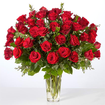 Forever Yours Fifty Stem Red Rose Bouquet –  Royalty Flowers, Alexandria VA