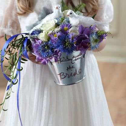 Enchantment Flower Girl Arrangement –  Royalty Flowers, Alexandria VA