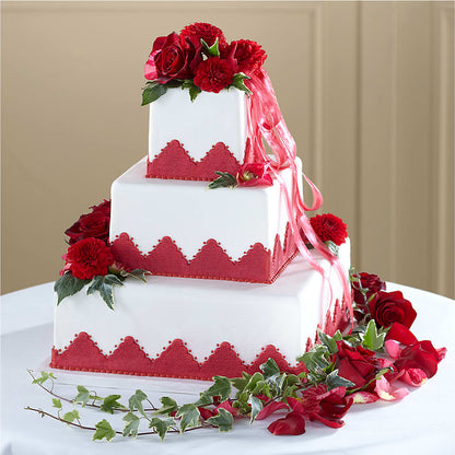 Forever Happiness Cake Decor –  Royalty Flowers, Alexandria VA