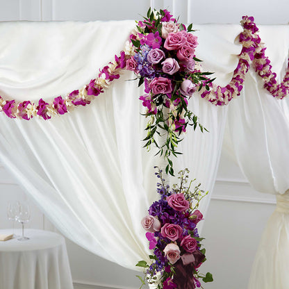 Color & Light Chuppah Decor –  Royalty Flowers, Alexandria VA