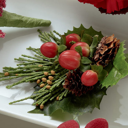 Red Berry Boutonniere –  Royalty Flowers, Alexandria VA