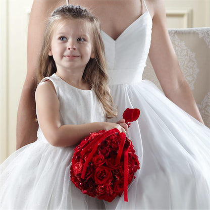 Pure at Heart Flower Girl Arrangement –  Royalty Flowers, Alexandria VA